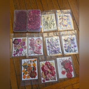 Huge Dried Flowers Lot For Crafts Epoxy Resin Etc. NEW in Package!